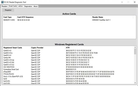 PC/SC Smart Card Reader Diagnostic Tool 